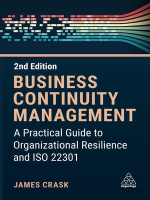 cover image of Business Continuity Management